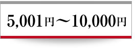 5,001円〜10,000円
