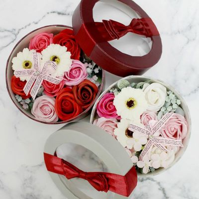 花のカタチの入浴剤 バスフレグランス Heart Box ハートボックス