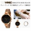 WEWOOD BRIGITTE ROSE BLACK 木の腕時計 ウィーウッド