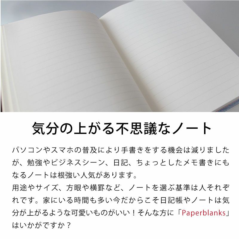 Paperblanks ペーパーブランクス 箔押し名入れノート ウルトラサイズ Urban Midnight 180×230 横罫