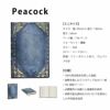 Paperblanks ペーパーブランクス 箔押し名入れノート ミニサイズ Peacock ピーコック Velvet ベルベット 95×140 横罫