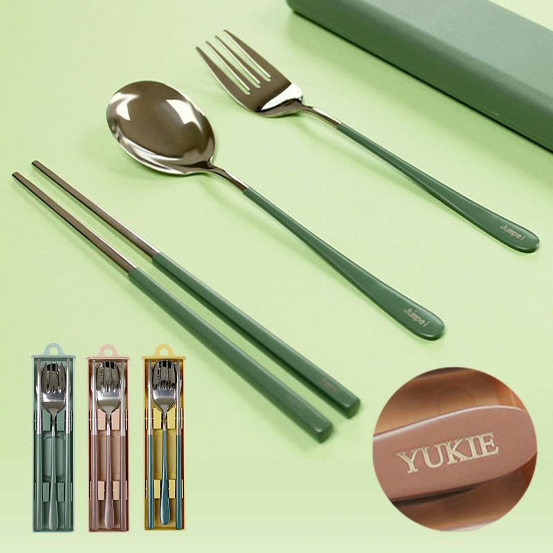 【名入れ対応】カトラリーセット 携帯用 お箸 スプーン フォーク マイカトラリー 名入れ彫刻 ラディッシュブラウン グリーン ブルー 持ち運び SDGs 学校 職場 アウトドア キャンプ
