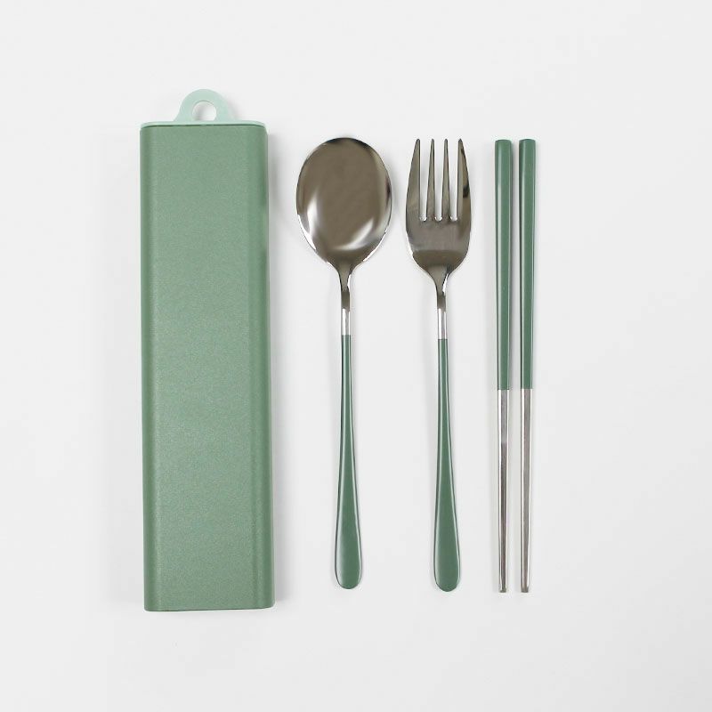 【名入れ対応】カトラリーセット 携帯用 お箸 スプーン フォーク マイカトラリー 名入れ彫刻 ラディッシュブラウン グリーン ブルー 持ち運び SDGs 学校 職場 アウトドア キャンプ