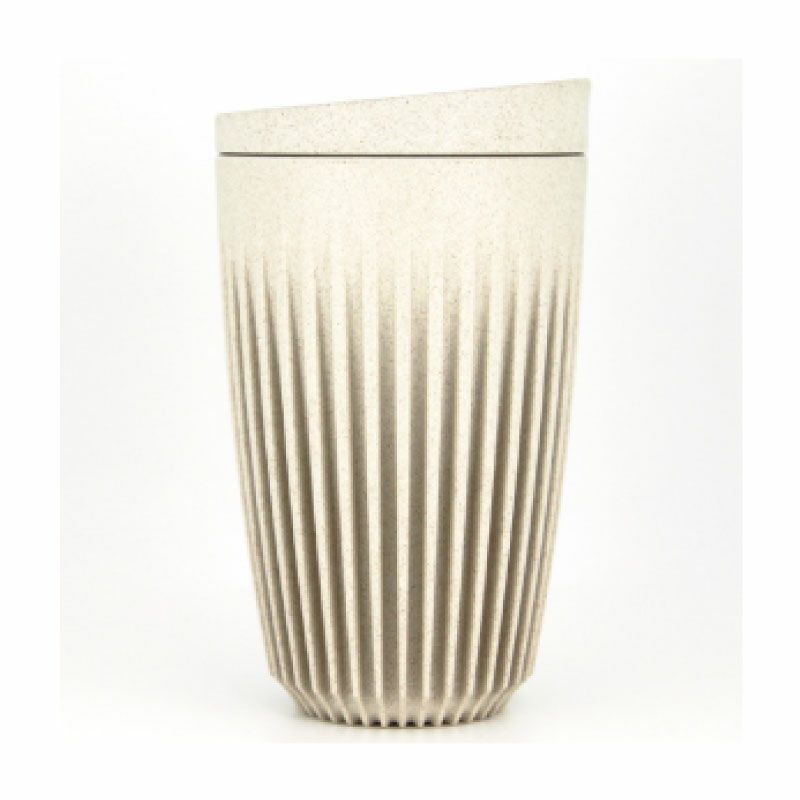 HuskeeCup ハスキーカップ 12oz 340ml チャコール ナチュラル マイカップ タンブラー マグ コップ おしゃれ ふた付き 蓋付き カフェ コーヒー アウトドア オフィス サステナブル エコ 環境 SDGs