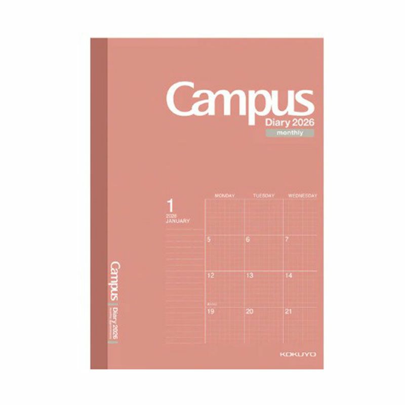 2026年 【方眼タイプ】　[A5]　キャンパスダイアリー