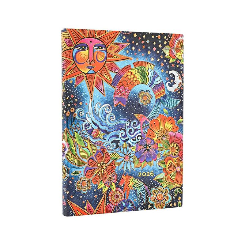 【2026】Paperblanksペーパーブランクス 2026年 ダイアリー ソフトカバー ミディサイズ