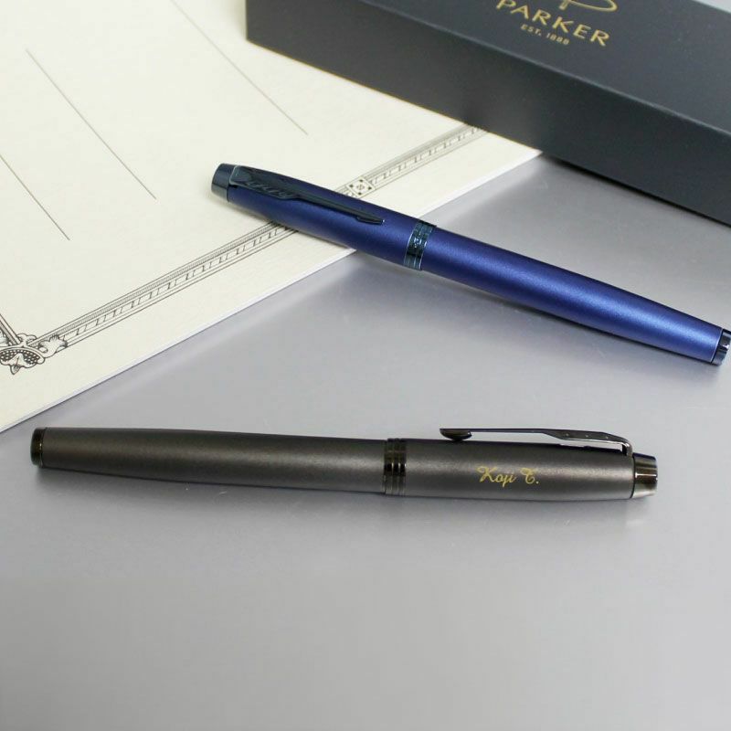 【名入れ対応】PARKER パーカー IM モノクローム MONOCHROME 万年筆 プロフェッショナルコレクション ブロンズ ブルー 贈り物 プレゼント 就職 進学 入学