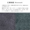 広瀬和紙 名刺入れ 2ポケット 日本製 手作り 草木染め 和紙 ログウッド 鉄媒染 こうぞ 鉄納戸 葡萄鼠