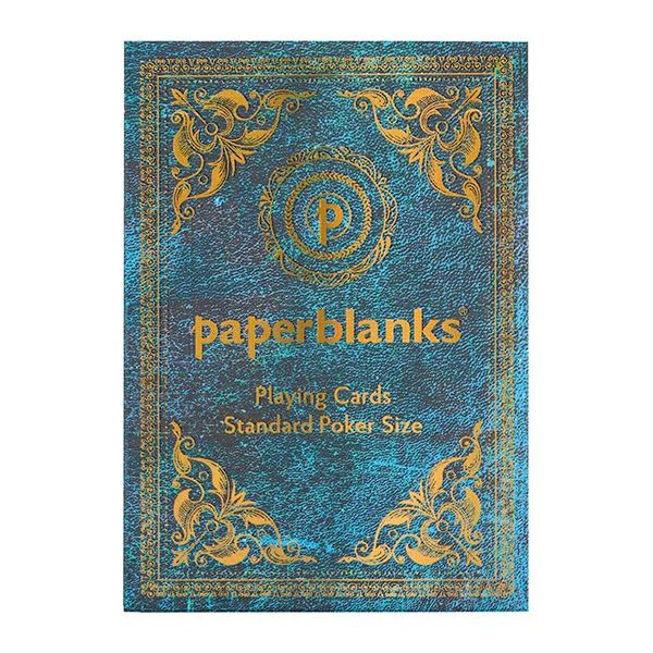 paperblanks トランプ ペーパーブランクス カード ゲーム マジック 雑貨 おもちゃ おしゃれ 紺碧 オーレリア 黄金の道 頂点 メタリック アンティーク ロココ ゴシック