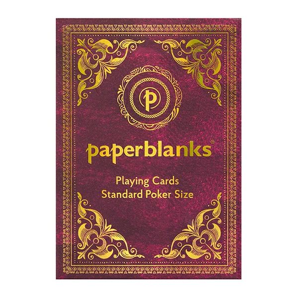 paperblanks トランプ ペーパーブランクス カード ゲーム マジック 雑貨 おもちゃ おしゃれ 紺碧 オーレリア 黄金の道 頂点 メタリック アンティーク ロココ ゴシック