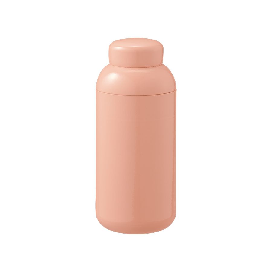 【名入れ彫刻】 Malutto サーモステンレスボトル 400ml 水筒 マイボトル 食器 キッチン 保冷 保温 エコ カフェ レジャー オリジナル ブラック ベージュ ピンク ブルー ホワイト くすみ おしゃれ ギフト 誕生日 クリスマス