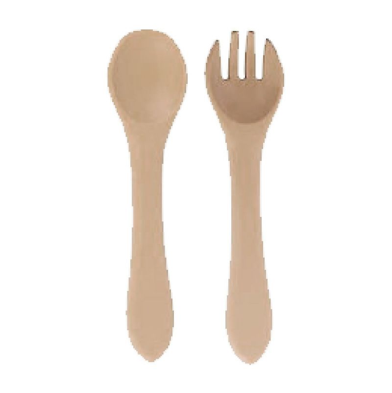 【名入れ】シリコン スプーン フォーク シリコン カトラリー キッズ 幼児 子供 食器 離乳 ピンク ブルー モカ くすみカラー 出産祝い 誕生日 ギフト 記念 プレゼント