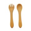 【名入れ】シリコン スプーン フォーク シリコン カトラリー キッズ 幼児 子供 食器 離乳 ピンク ブルー モカ くすみカラー 出産祝い 誕生日 ギフト 記念 プレゼント