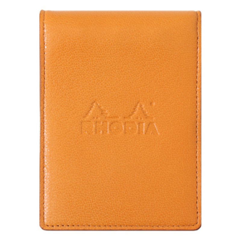 ロディア　オーガナイザー　ブリオン　Rhodia organizer Brillant 8×11cm 山羊革 システム手帳 ミニ３穴 メモ ブラック ホワイト オレンジ