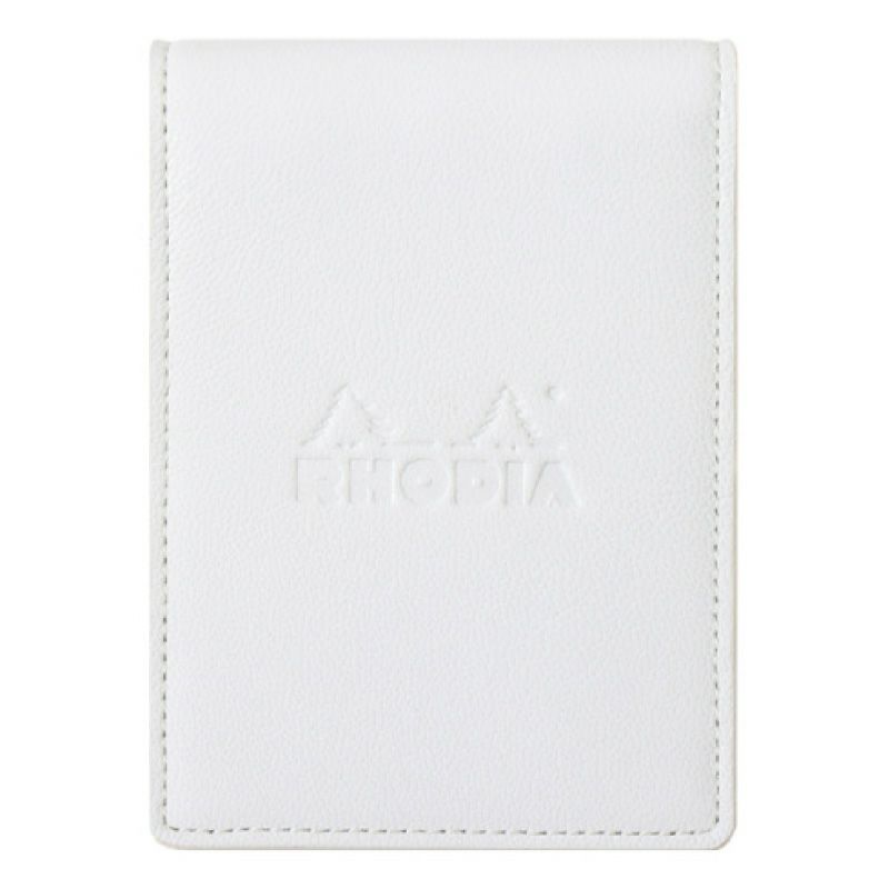 ロディア　オーガナイザー　ブリオン　Rhodia organizer Brillant 8×11cm 山羊革 システム手帳 ミニ３穴 メモ ブラック ホワイト オレンジ