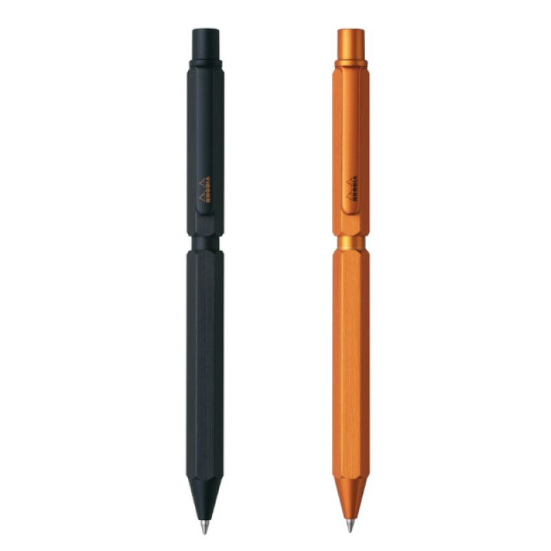 【名入れ無料】 ロディア スクリプト マルチペン 多機能ペン Rhodia scRipt Multi pen　シャーペン 黒ボールペン 赤ボールペン オレンジ ブラック 記念 ギフト プレゼント 誕生日 入社 入学