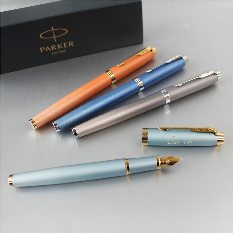 【名入れ無料】 PARKER パーカー IM リチュアル ターコイズグリーンGT グレイCT 万年筆 F 文房具 筆記具 ギフト プレゼント 贈り物 クリスマス