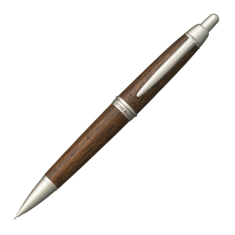 【名入れ無料】　三菱鉛筆 uni ピュアモルト PURE MALT プレミアムエディション シャープペンシル 0.5mm シャーペン 木軸 ダークブラウン ナチュラル ベージュ 文房具 筆記具 ギフト 誕生日 プレゼント