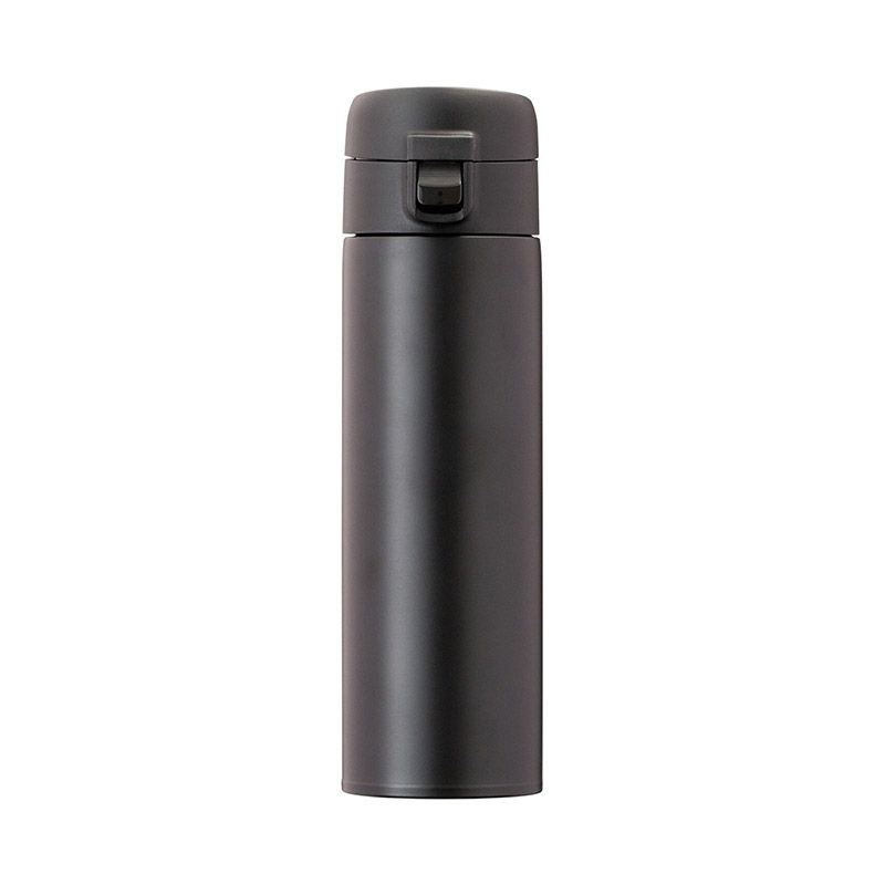 【名入れ無料】スイッチマグ ワンタッチボトル 水筒 SWITCH MUG 520ml 保冷 保温 軽量 真空断熱構造 銅メッキ加工 安全ロック マットブラック グレー スモーキーグリーン ヴァイオレットブルー