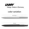 【名入れ対応】 LAMY xevo ラミー セヴォ  ボールペン  ツイスト式 樹脂 ブラック ライトグレー 文房具 筆記具 ギフト 誕生日 クリスマス 記念品 彫刻