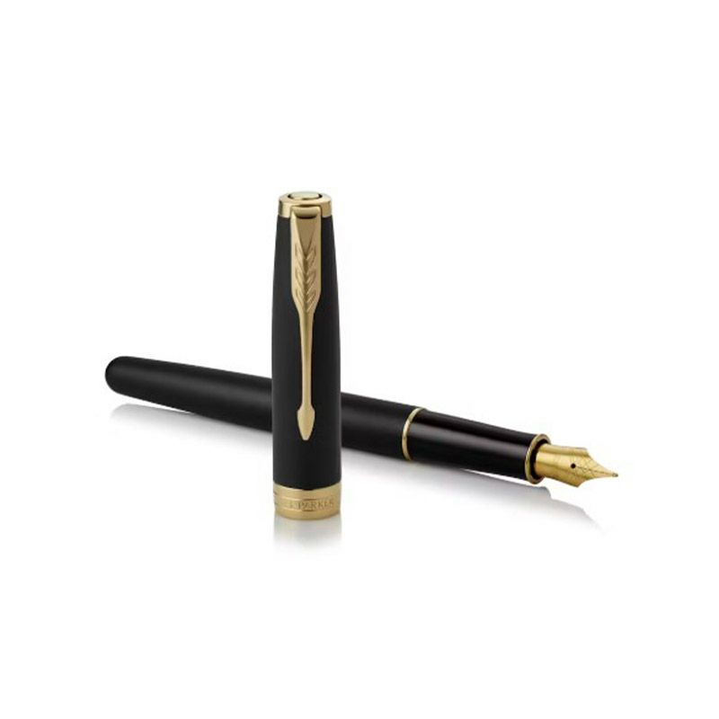 【名入れ無料】PARKER SONNET パーカー ソネット 万年筆 マットブラックシリーズ ステンレスペン先 名入れ彫刻 マットブラックGT マットブラックCT 進学 就職 贈り物 プレゼント 