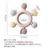 【名入れ無料】　シリコン 木製 歯固め 2タイプ ラトル付 ラトルなし おしゃぶり 赤ちゃん ベビー 新生児 マタニティ 子育て 育児 出産祝い 百日祝い プレママ おもちゃ 乳歯 ファーストトイ 誕生日 ギフト ピンク ブルー
