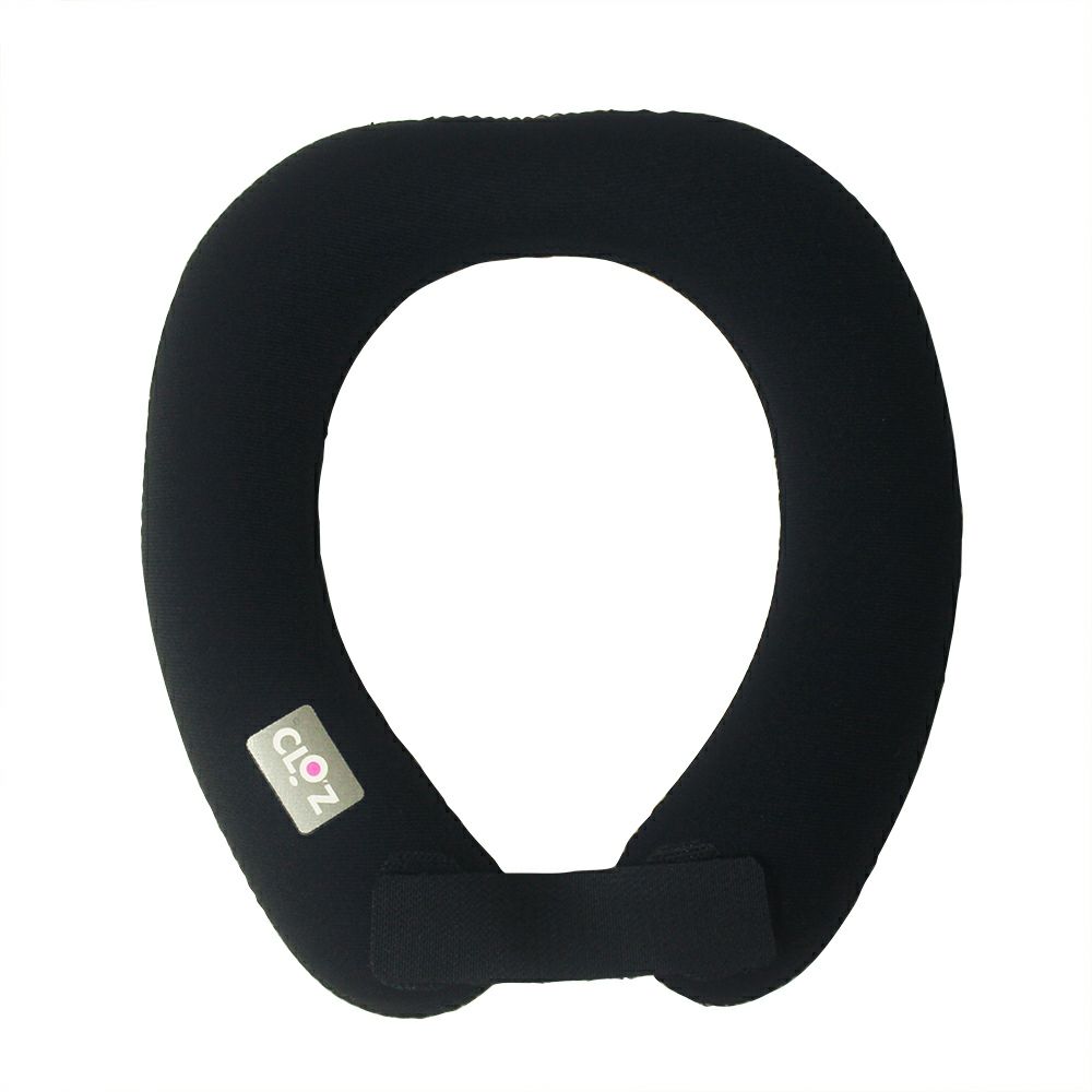 クロッツ やわらか湯たんぽ エアタイト 肩用タイプ 日本製 温冷両用 ネッククーラー ネックピロー 電子レンジ 保温  冷却 カイロ 冷え性対策 防寒 夏冬兼用 アウトドア キャンプ デスクワーク 軽量 ブラック ブラウン