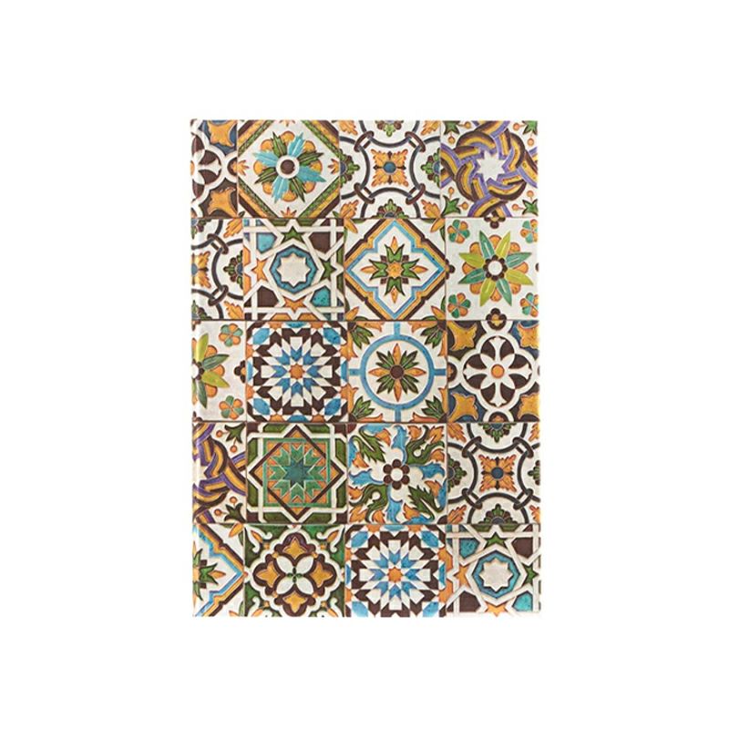 paperblanks ポルトガルのタイル ポルト ミディサイズ ハードカバー 罫線 ペーパーブランクス