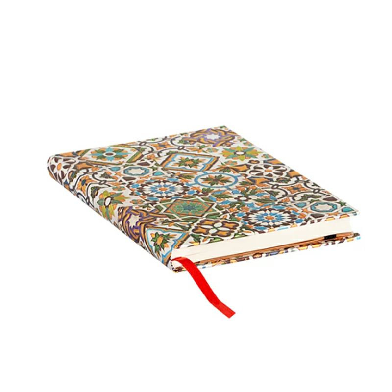paperblanks ポルトガルのタイル ポルト ミディサイズ ハードカバー 罫線 ペーパーブランクス