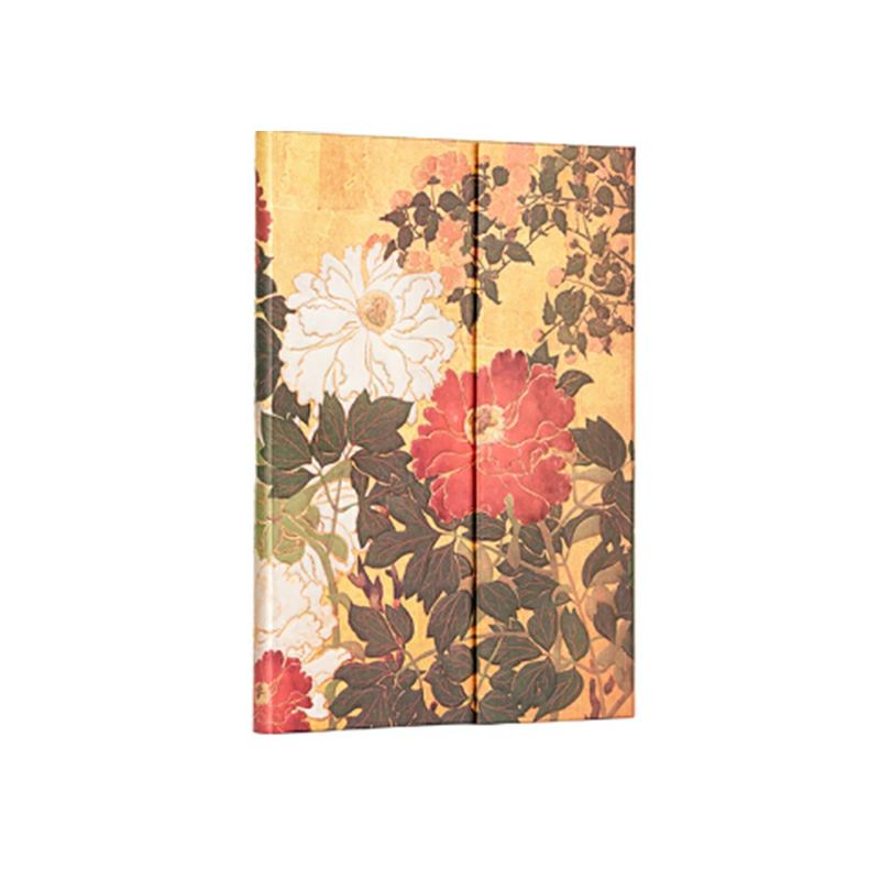 paperblanks 琳派の花 夏 ミディサイズ ハードカバー 罫線 ペーパーブランクス
