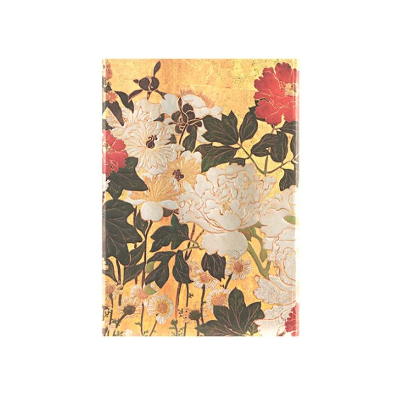 paperblanks 琳派の花 夏 ミディサイズ ハードカバー 罫線 ペーパーブランクス