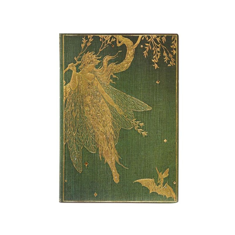 paperblanks FLEXIS アンドルー・ラング世界童話集 くさいろの童話集 ミディサイズ ソフトカバー 罫線 ペーパーブランクス