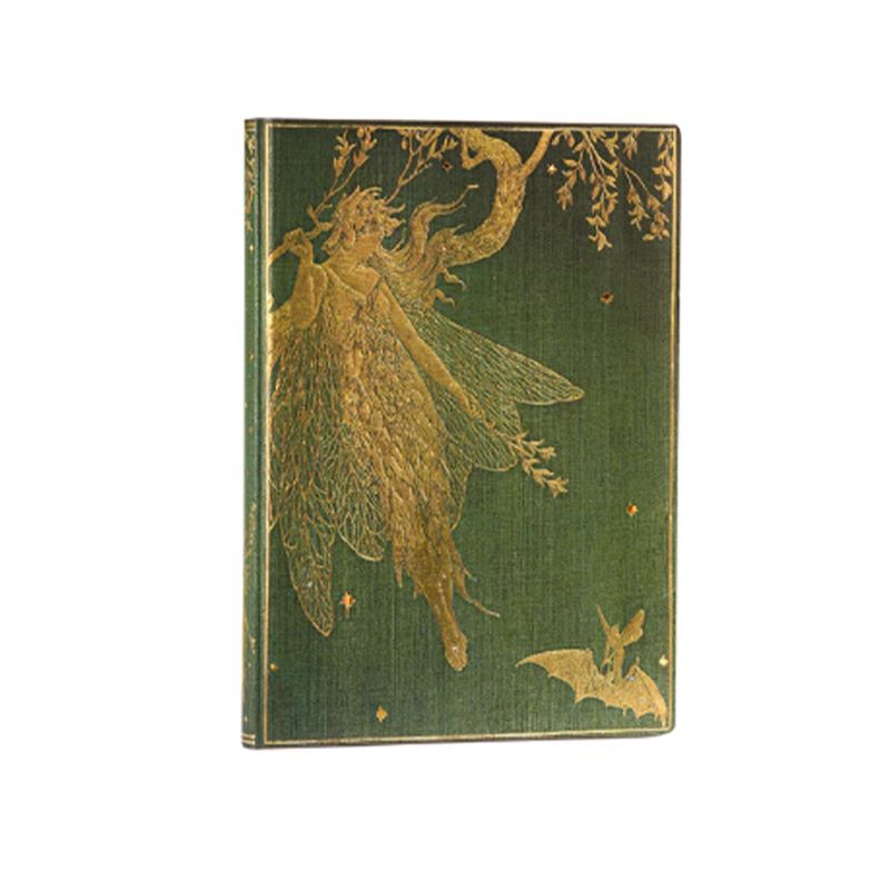 paperblanks FLEXIS アンドルー・ラング世界童話集 くさいろの童話集 ミディサイズ ソフトカバー 罫線 ペーパーブランクス