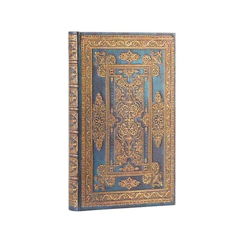 paperblanks ラックス・デザイン ブルー・ラックス ミニサイズ ハードカバー 罫線 ペーパーブランクス