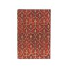 paperblanks FLEXIS レッドベルベッド ミニサイズ ソフトカバー 罫線 ペーパーブランクス