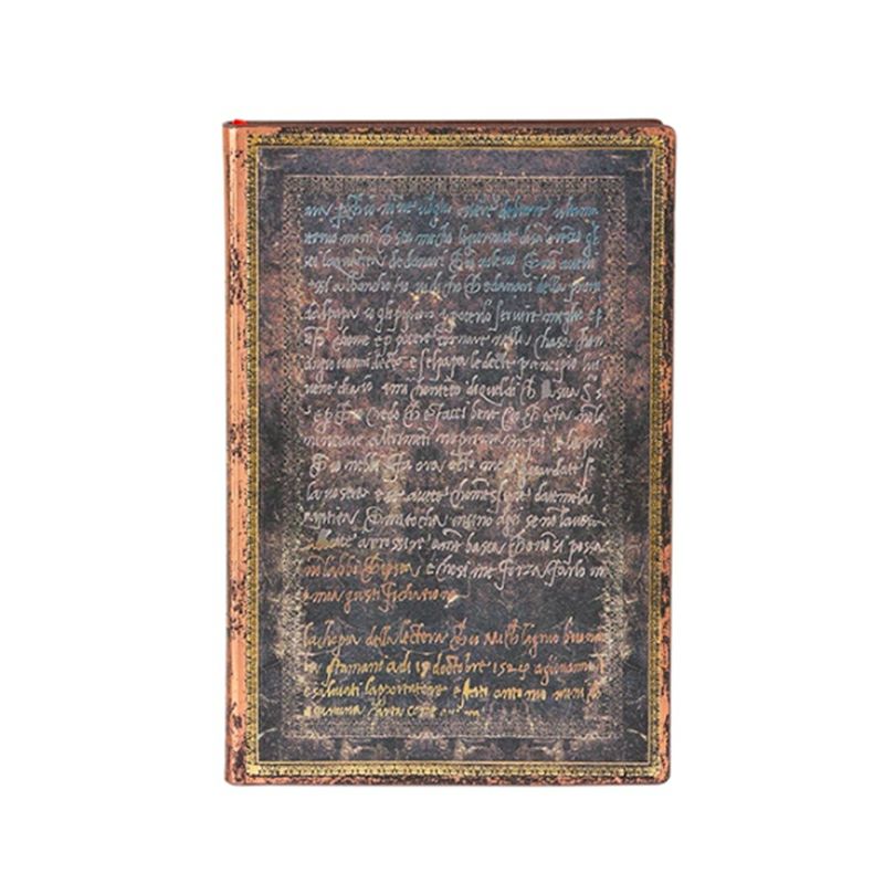 paperblanks FLEXIS ミケランジェロ Handwriting 「手跡」 ミニサイズ ソフトカバー 罫線 ペーパーブランクス