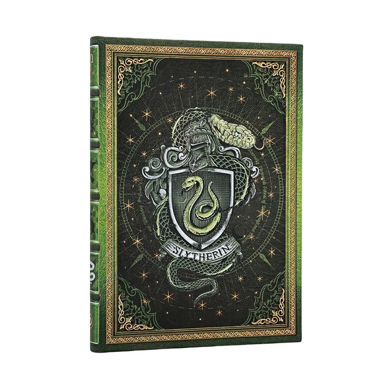 Paperblanks ペーパーブランクス ミディ Harry Potter ハリーポッター スリザリン 罫線