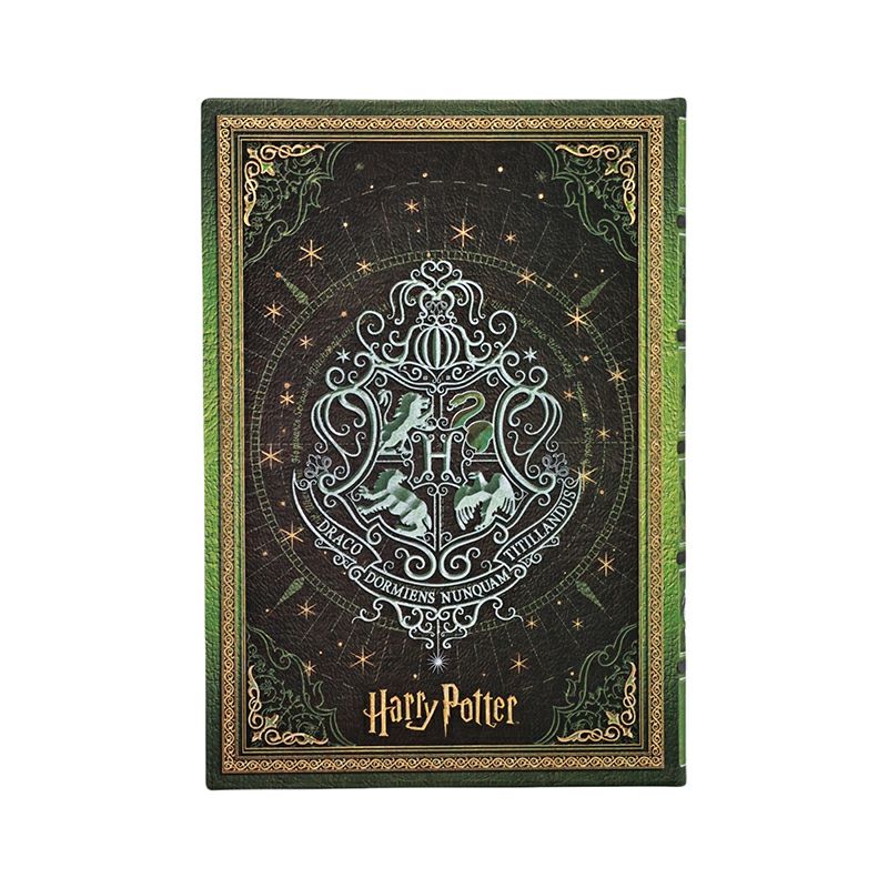 Paperblanks ペーパーブランクス ミディ Harry Potter ハリーポッター スリザリン 罫線