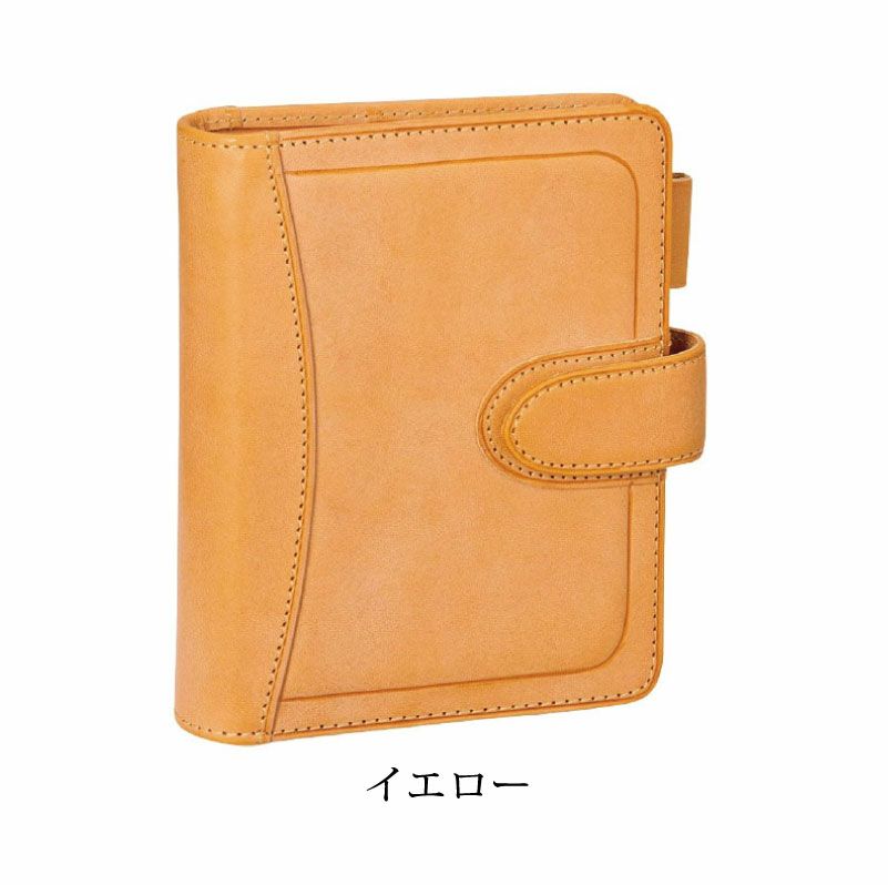 【名入れ無料】ダヴィンチ ロロマクラホック Davinci RoromaHook mini5サイズ M5サイズ　リング16mm 限定 システム手帳 アージェント イエロー コーラル