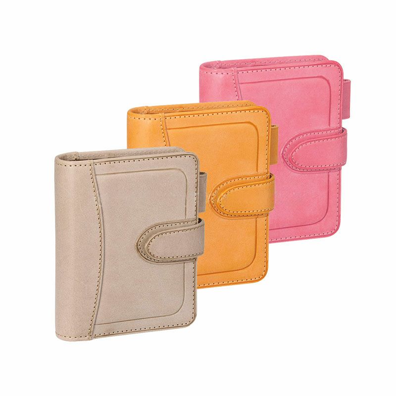 【名入れ無料】ダヴィンチ ロロマクラホック Davinci RoromaHook mini5サイズ リング16mm 限定 システム手帳 アージェント イエロー コーラル