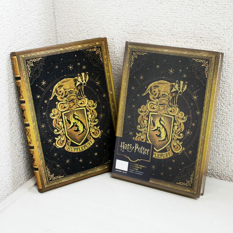 【ミディ 罫線/無地 2冊セット】ペーパーブランクス ハリーポッター ハッフルパフセット