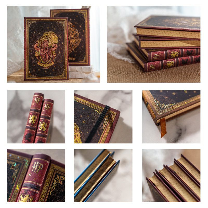【ミディ 罫線 3冊セット】Paperblanks ペーパーブランクス Harry Potter ハリーポッター 人気3寮 ノート ホグワーツ グリフィンドール スリザリン レイブンクロー 箱推し