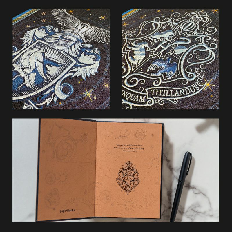 【ミディ 罫線 3冊セット】Paperblanks ペーパーブランクス Harry Potter ハリーポッター 人気3寮 ノート ホグワーツ グリフィンドール スリザリン レイブンクロー 箱推し