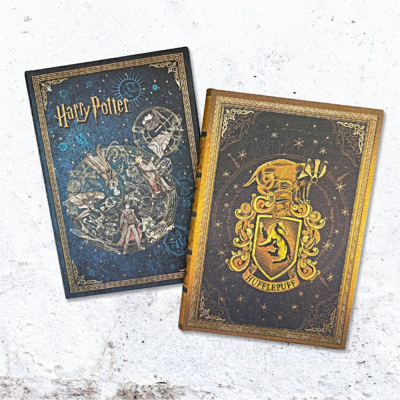 【ミディ 罫線 2冊セット】Paperblanks ペーパーブランクス Harry Potter ハリーポッター ホグワーツの伝説＆ハッフルパフ ノート