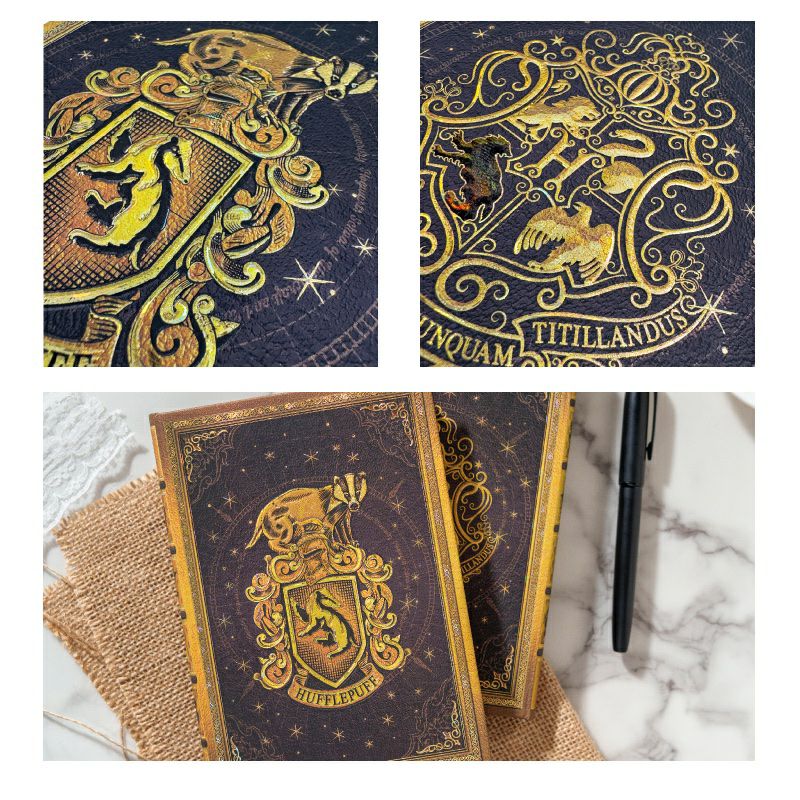 【ミディ 無地 2冊セット】Paperblanks ペーパーブランクス Harry Potter ハリーポッター ホグワーツの伝説＆ハッフルパフ ノート
