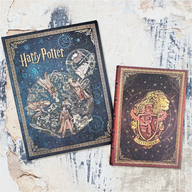 【ウルトラ/ミディ 罫線 2冊セット】Paperblanks ペーパーブランクス Harry Potter ハリーポッター ホグワーツの伝説（ウルトラ）＆グリフィンドール（ミディ） ノート
