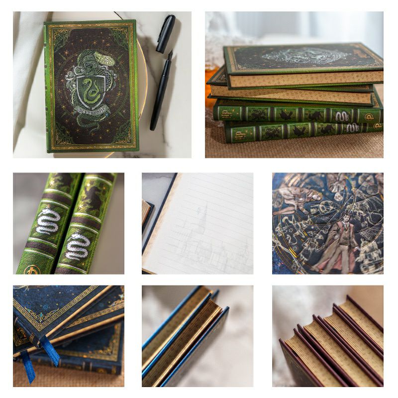 【ウルトラ/ミディ 罫線 2冊セット】Paperblanks ペーパーブランクス Harry Potter ハリーポッター ホグワーツの伝説（ウルトラ）＆スリザリン（ミディ） ノート