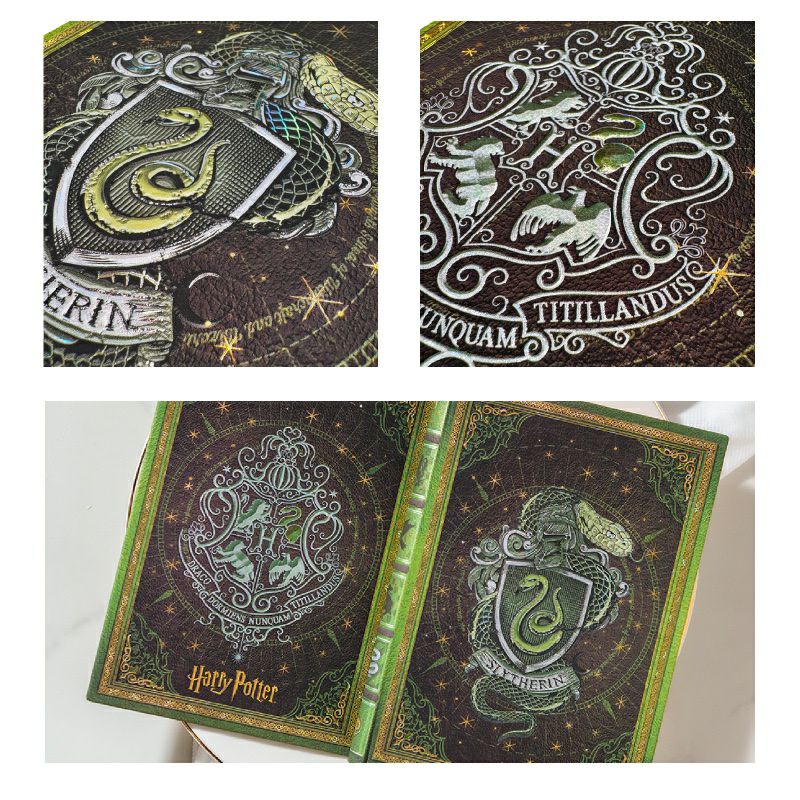 【ウルトラ/ミディ 罫線 2冊セット】Paperblanks ペーパーブランクス Harry Potter ハリーポッター ホグワーツの伝説（ウルトラ）＆スリザリン（ミディ） ノート