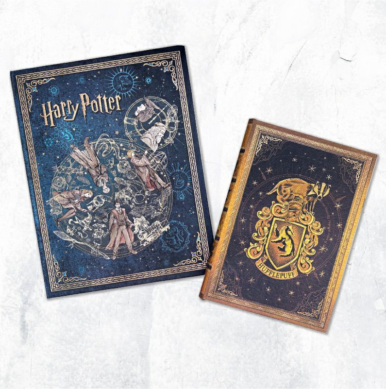 【ウルトラ/ミディ 罫線 2冊セット】Paperblanks ペーパーブランクス Harry Potter ハリーポッター ホグワーツの伝説（ウルトラ）＆ハッフルパフ（ミディ） ノート