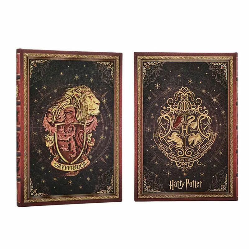 【ミディ 無地 2冊セット】Paperblanks ペーパーブランクス Harry Potter ハリーポッター グリフィンドール×スリザリン